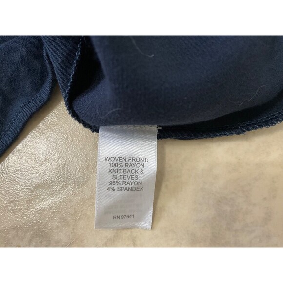 J. JILL Tunic top Satin/knit  Top Oversized Slouchy Scoop Neck size S long slev. - Picture 10 of 12